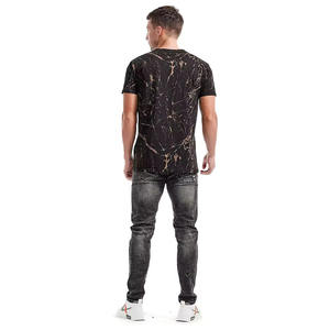 T-shirts de fitness en coton de haute qualité pour hommes, mode décontractée en plein air avec impression de logo personnalisé, prix raisonnable, manches courtes - Product Image 4