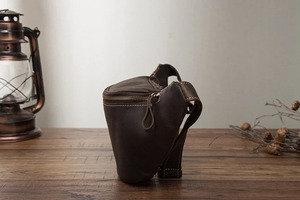 2024 cinturón portátil de lujo para teléfono móvil, riñonera cruzada, bolso de pecho de cuero genuino para hombres, bolso de cuero para hombres, - Product Image 2