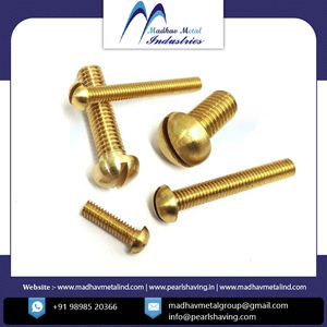 Precio competitivo Cobre Metal Acabado regular Tornillos de máquina de latón Sistema de medición métrica estándar ISO - Product Image 2