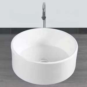 Cheap Price Classic Modern Design Above Matt Golden Wash Ceramic Counter Top Rectangular Lavabo Art Tabletop Basin Bathroom <b>Sink</b> - Product Image 4