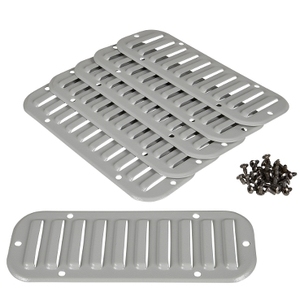 Pour SCHNEIDER ELECTRIC NSYCAG216X62M Grille de sortie métallique, découpe 216x62mm, dimensions extérieures, pour boîtiers d'instruments électroniques - Product Image 1