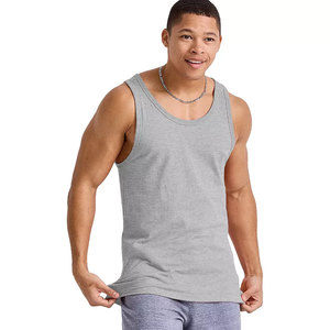 Camiseta deportiva sin mangas para hombre, ecológica, de poliéster reciclado, sostenible, antibacteriana, para fitness. - Product Image 1