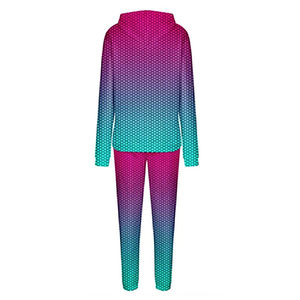 Vente en gros de survêtements d'entraînement pour le sport à capuche 2025 Nouveaux survêtements élégants en coton uni à sublimation - Product Image 3