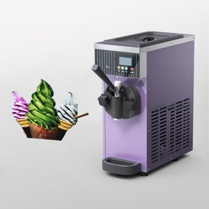 Máquina de Helado Suave de 3 Sabores de Acero Inoxidable de Alta Calidad con Doble Compresor para Uso en Restaurantes - Product Image 1