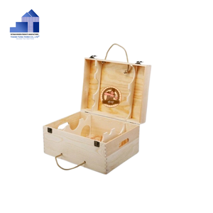 Handmade Elegant Wine <b>Box</b> Custom Wood Packaging From Vietnam Hot Product for Protecting Wine <b>Bottles</b> - Product Image 5