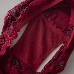 3pcs Luxury Floral Embroidery Lace <b>Panties</b> Set Breathable 3D Sexy Hollow Briefs for Women - Product Image 4