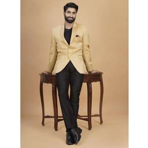 Costume classique pour homme en camel foncé très demandé, design intemporel, costume d'affaires pour les réunions, disponible à prix réduit - Product Image 1