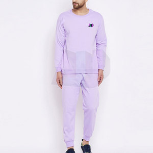 Conjunto Deportivo Informal de Invierno para Hombre, Ligero, Transpirable, Elástico, de Tela de Poliéster/Algodón que Garantiza la Comodidad para Uso Diario al Aire Libre - Product Image 1