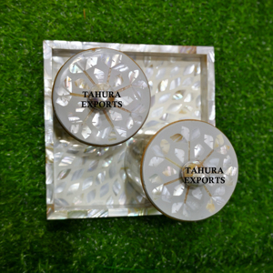 Nouveau 2026, Pot en résine personnalisé, Décoration de table, Récipient de rangement pour fruits secs, Nacre avec plateau, Contenant de table transparent - Product Image 1