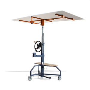 Sollevatore di Piastre EDMA EDMAPLAC 450 per Ponteggi, 3 Ruote, Altezza Massima 4,50m con Estensione, 1 Pezzo per Cartone - Product Image 2