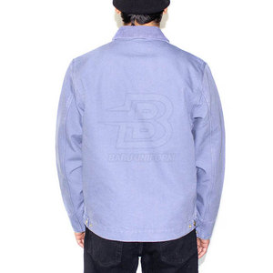 Nouveau style de veste en sergé de coton pour la vente en ligne Veste en sergé de coton de super qualité au design unique pour hommes - Product Image 2