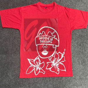 GGsport Custom 220 GSM Cotton T-Shirt Regular Fit Tee with Screen Printed <b>Logos</b> Clean Stitching OEM/ODM Custom <b>Branding</b> - Product Image 4