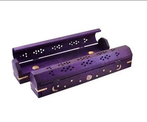 Soporte de incienso marrón de madera de alta calidad de fábrica - Product Image 2