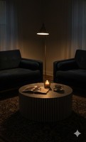 Mesa de Centro de Lujo Ecológica Hecha a Mano con Incrustaciones de Hueso, Impermeable, Ligera, Decorativa y Única para Sala de Estar