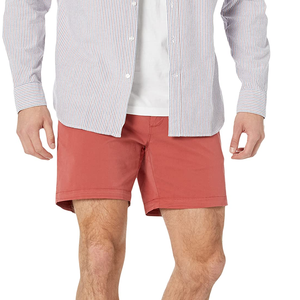 กางเกงขาสั้นเล่นกอล์ฟแห้งเร็วแบบลำลองระบายอากาศได้ดีสำหรับผู้ชายยืดได้แบบด้านหน้าแบนเป็นที่นิยมมากที่สุดพอดีตัวน้ำหนักเบา - Product Image 3