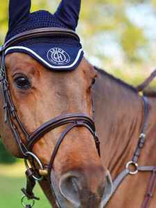 Bride de muserolle française classique vente en gros professionnelle équine licou tack équitation tête équipement équestre bride de cheval - Product Image 4