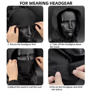 Soft Breathable Polyester Material Tactical Half <b>Face</b> <b>Mask</b> Outdoor General Breathable Balaclava <b>For</b> <b>Sale</b> - Product Image 6