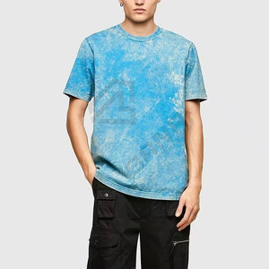 Último diseño sólido largo transpirable de alta calidad cómodo suave personalizado de gran tamaño camisetas de los hombres con 100% algodón orgánico - Product Image 3