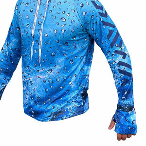Sudaderas CON CAPUCHA DE PESCA UPF 50 impermeables transpirables de moda para hombre con logotipo personalizado Impresión digital - Product Image 4