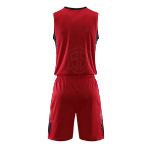 Conjunto de Uniforme de Baloncesto de Diseño Personalizado Más Vendido, Nueva Llegada, Transpirable, Antibacteriano, 100% Poliéster, Ropa de Práctica para Verano - Product Image 2