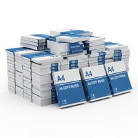 Papier de copie A4 en 70gsm 75gsm 80gsm pour le bureau et l'école Texture lisse blanc brillant avec Offre Spéciale de livraison rapide
