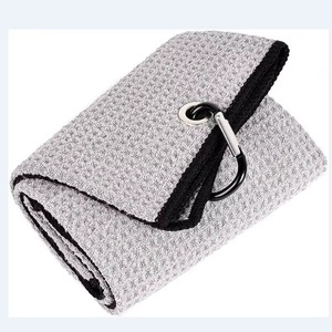 Serviette de bain 100% coton personnalisée pour golf douce avec logo personnalisé motif à carreaux produit de voyage à domicile de haute qualité - Product Image 6