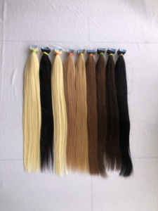 Top Premium Aligné Remy Péruvienne Vierge Extension de Cheveux Humains Meilleure Qualité En Gros Cuticule Couleur Droite Bande Vague Trame - Product Image 2