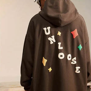 <b>Men</b> Winter Waterproof Breathable Oversize <b>Hoodie</b> Soft Comfortable Cotton Polyester Material Customized Streetwear - Product Image 5