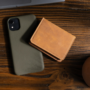 Tarjetero de cuero genuino personalizado, ligero, de alta calidad, tarjetero para hombre, Cartera de bolsillo, Mini Smart Slim Crazy Horse de cuero - Product Image 5