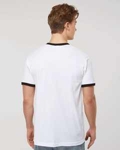 เสื้อยืดคอกลมแขนสั้นผ้าฝ้ายเนื้อนุ่มคลาสสิกเสื้อยืดคอกลมผ้าฝ้ายโพลีระบายอากาศได้ดีสำหรับผู้ชาย - Product Image 4