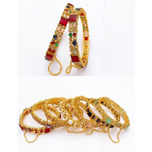 Giá tốt nhất Antique Gold Plated Vàng <span class=keywords><strong>Bangles</strong></span> Bộ đồ trang sức ấn độ có thể mở ra churi <span class=keywords><strong>Bangles</strong></span> thiết kế mới đồ trang sức thời trang cho phụ nữ - Product Image 6