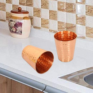 Prix d'usine, logo personnalisé, tasse à bière en cuivre classique, écologique, tasses à thé et soucoupes - Product Image 1