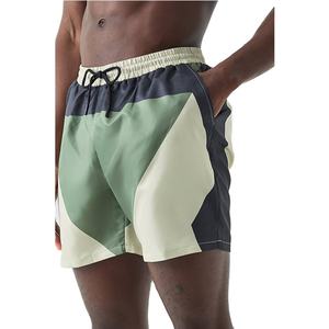 Short de bain pour hommes, coupe classique, design à empiècements, 100% nylon, pour entraînement sportif et plage, vente en gros, meilleures ventes - Product Image 6