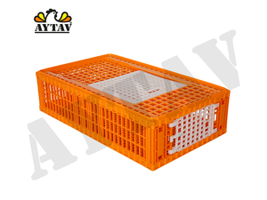 Portes latérales supérieures Coop Coops de transport de poulets Cages pour animaux en plastique Pigeon Lapin Chien Couche Poulet Transport Nouvel état d'occasion - Product Image 3