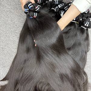 Meilleure qualité de cheveux vierges vietnamiens nouvelle tendance produit de vente chaud à cuticule alignée droite naturelle à bas prix - Product Image 5