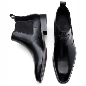 Best selling Leather Shoes Comfortable Anti Slip Walking Style Breathable Casual Men's leather shoes - Product Image 1