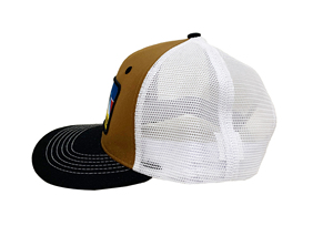 หมวกกีฬาทรูคเกอร์แบบคลาสสิก ODM หมวกแก็ปปีกติดโลโก้ผ้าทอแบบปรับได้ - Product Image 3
