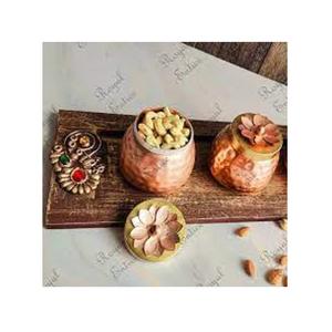 Premium Quality <b>Dry</b> Fruits Jar Decorative Pure Metal Finish for Diwali Decoration and Business Gifts Good Price - Product Image 5