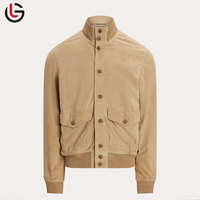 Blouson Bomber Moto en Cuir GLOBAL LEATHER 2025 de Haute Qualité, Style Motard, Personnalisé, en Cuir Noir, Daim et Toile, Col Montant, Hiver, Fermeture Éclair, pour Homme
