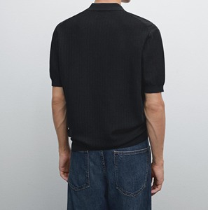 Camisas Unisex con Logotipos Bordados e Impresos, Corte Personalizado, Cuello Elegante, Tejido de Punto, 100% Algodón, Antiarrugas, con Bolsillo para Empresas Emergentes - Product Image 6