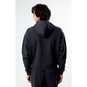 Sudadera con Capucha Extra Grande Personalizada con Letras de Pedrería para Invierno, Fabricada por OEM, de Algodón Grueso, Duradera, con Estampado en Relieve, Ecológica y Transpirable - Product Image 4