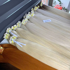 ผมมนุษย์บริสุทธิ์เวียดนามเป็นกลุ่มพร้อมปลายดึงสองด้าน - Product Image 1