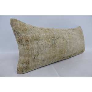 หมอนขนสัตว์16X36ในการออกแบบงานเย็บปะติดปะต่อกันสีเบจถักทอปุกปุยวินเทจปักลวดลายสำหรับพื้นห้องนอน - Product Image 3