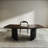 Bureau de direction moderne en bois massif MFC courbé, noyer foncé, surface de travail spacieuse pour le bureau ou la maison - Product Image 5