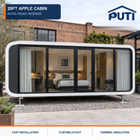 Cabane Apple préfabriquée moderne de 20 pieds avec vue panoramique pour observatoire, camping, astronomie, tourisme et escapades