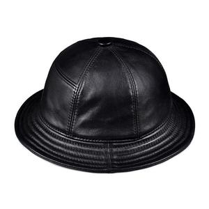 Sombrero de pescador de cuero Reversible de alta calidad para viajar, sombrero de pescador transpirable de Color negro para hombres y mujeres - Product Image 1