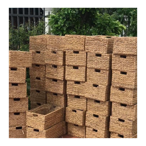 ถาดสานจากผักตบชวา สำหรับจัดเก็บและเสิร์ฟ ราคาขายส่งสุดคุ้มสำหรับผู้ซื้อขายส่ง - Product Image 1