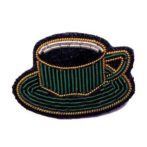 Broche de Alambre con Forma de Cohete, Insignias Bordadas a Mano, Parches Bordados de Tela con Imán para Chaquetas de Moda - Product Image 6