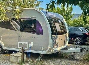 Quality Lightweight OEM Modern Mini Caravan <b>Towable</b> Travel Trailer RV Camper with Kitchen Bathroom. - Product Image 6
