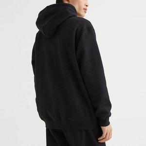 Sweat à capuche surdimensionné unisexe de haute qualité personnalisé logo noir broderie hommes Street Wear Sweat-Vente en gros - Product Image 6